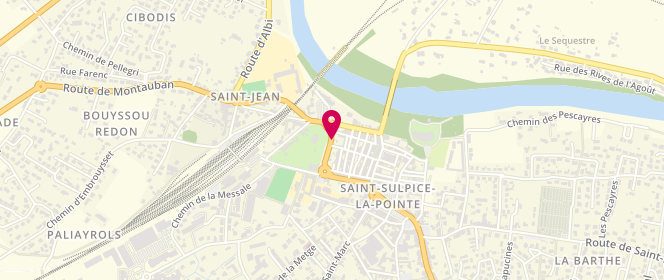 Plan de Station du Parc, Avenue Auguste Milhes, 81370 Saint-Sulpice-la-Pointe