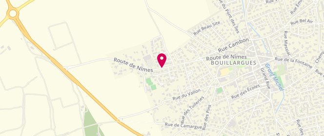 Plan de Carrefour contact Bouillargues, 55 Route de Nîmes, 30230 Bouillargues