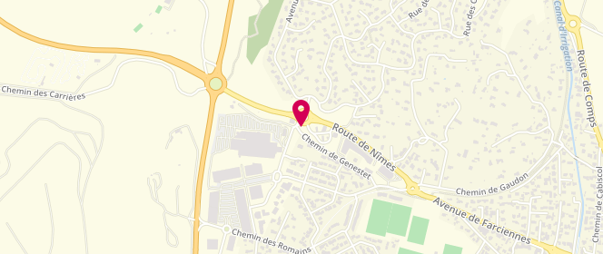 Plan de Carrefour Beaucaire, Route de Nîmes, 30300 Beaucaire