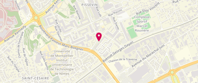 Plan de Esso des Arts, 15 Rue des Poètes, 30900 Nîmes
