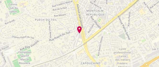 Plan de Esso Nimes Languedoc, 40 Avenue Marechal Juin, 30900 Nîmes