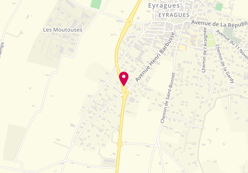 Plan de Station Astouin, 48 Avenue de la Bouvine Route Départementale 571, 13630 Eyragues