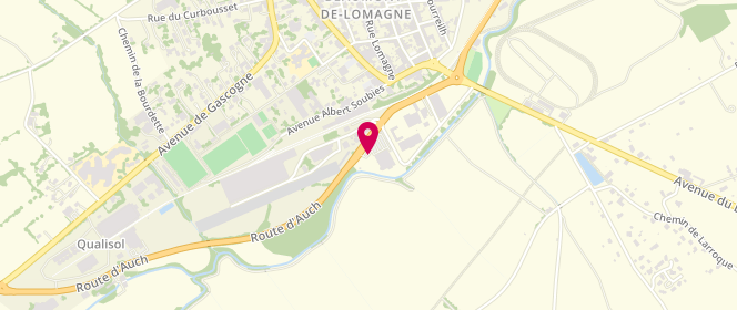 Plan de Intermarche Beaumont de Lomagne, Route du Blanc - Voie de Contournement, 82500 Beaumont-de-Lomagne