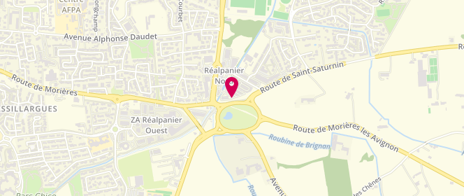 Plan de Auchan Supermarché, 256 Rue Jean et René Rainaudo - Clos de Realpanier, 84130 Le Pontet