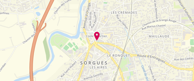 Plan de Intermarche Sorgues, Route D#039;Orange, 84700 Sorgues