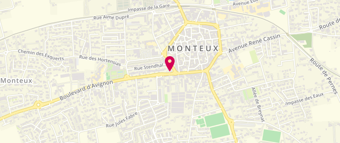Plan de Access - TotalEnergies, 2 Boulevard d'Avignon, 84170 Monteux