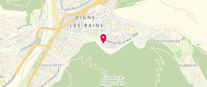 Plan de Intermarche Digne, 8 Avenue du 8 Mai 1945, 04000 Digne-les-Bains
