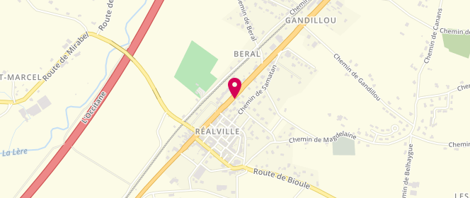 Plan de Access - TotalEnergies, 38 route départementale 820, 82440 Réalville