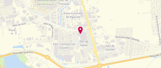 Plan de Géant Casino, Route de Layrac, 47550 Boé