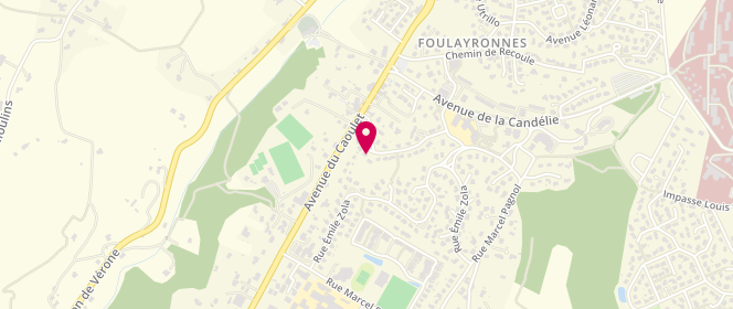 Plan de Intermarche Foulayronnes, Zone le Rouge Zone Aménagement de Foulayronnes, 47510 Foulayronnes