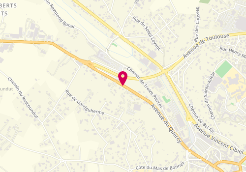 Plan de Intermarche Villefranche/Rouergu, 125 Avenue du Quercy, 12200 Villefranche-de-Rouergue