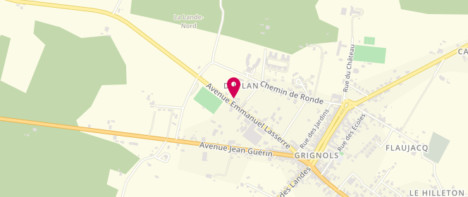 Plan de Access - TotalEnergies, 44 Avenue Emmanuel Lasserre - Route de Langon, 33690 Grignols