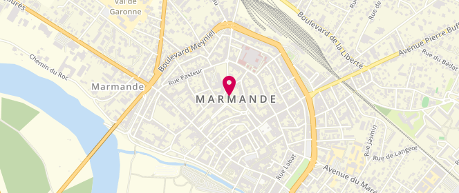 Plan de SAS Marmandis, 6-8 Rue Francois Mauriac, 47200 Marmande