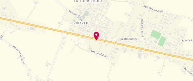 Plan de Station Elan, 1440 Route de Miramont de Guyenne, 47200 Virazeil