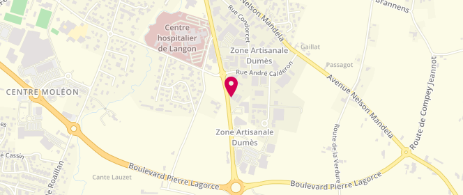 Plan de Netto Langon, Route de Bazas Zone Industrielle Dumes, 33210 Langon