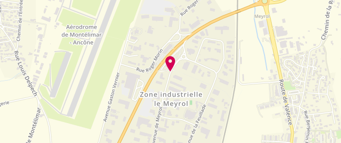Plan de Avia Brely, Route Nationale 7 Zone Artisanale du Meyrol, 26200 Montélimar