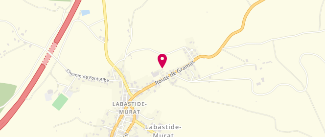Plan de U express LABSTIDE MURAT, Route de Gramat, 46240 Labastide-Murat