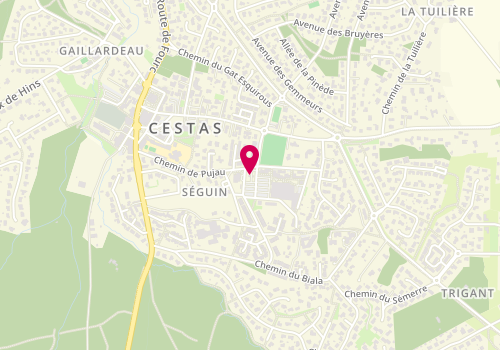 Plan de Super U Cestas, Centre Commercial le Bourg, 33610 Cestas