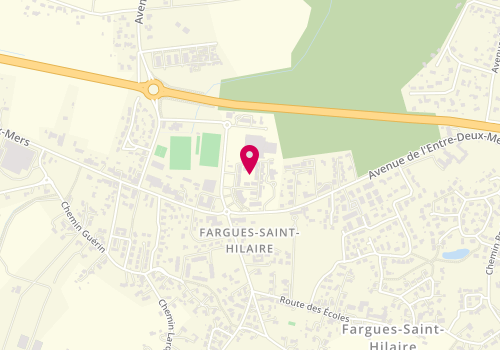 Plan de Super U Fardis, Bois Menu - Val Laurence, 33370 Fargues-Saint-Hilaire