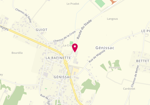 Plan de Utile Coop Genissac, 50 Route du Stade, 33420 Génissac