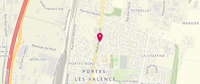 Plan de Eni Agip Portes Les Valences, 15 Avenue Jean Jaurès, 26800 Portes-lès-Valence