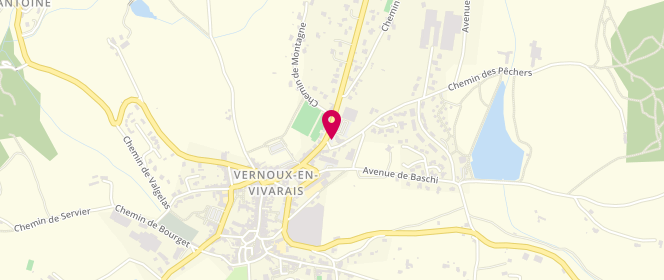 Plan de Intermarche Vernoux en Vivarais, Domaine de la Garode, 07240 Vernoux-en-Vivarais