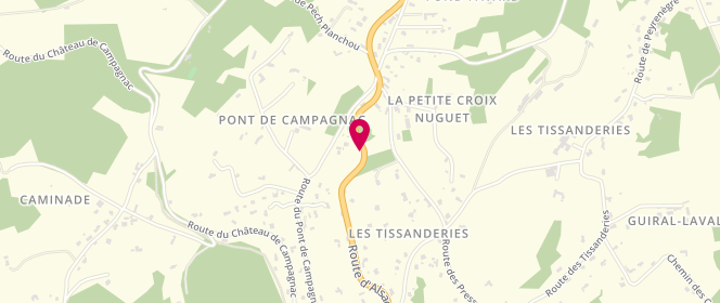 Plan de Carrefour Market, Route de Brive, 24200 Sarlat-la-Canéda