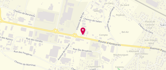 Plan de Total Access - St Loubes - Kempf, 25 Route d'Ambarès, 33450 Saint-Loubès