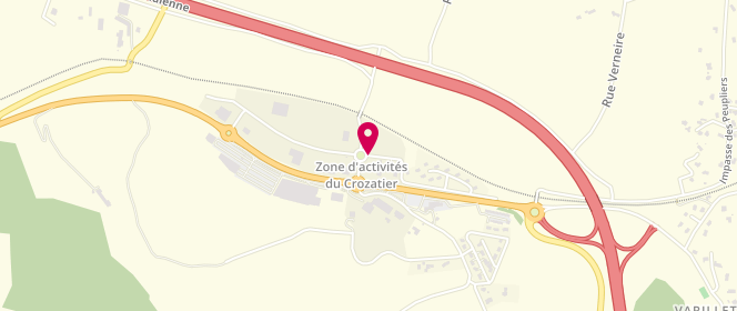 Plan de Intermarché Aire de service du cantal A75 SORTIE 29, Zone Aménagement du Crozatier, 15100 Saint-Georges