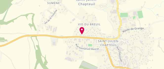 Plan de Intermarché Leikh, Route du Puy, 43260 Saint-Julien-Chapteuil