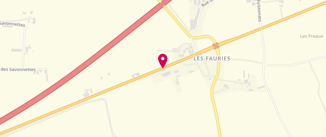 Plan de Access - TotalEnergies, Route Nationale 532 - Les Fauries, 26730 Eymeux