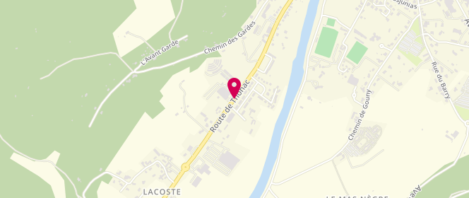 Plan de Intermarche Montignac, Route des Eyzies, 24290 Montignac