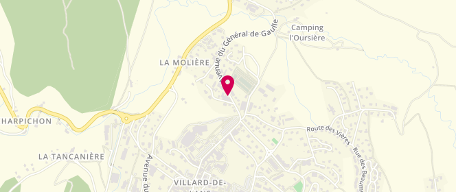Plan de Access - TotalEnergies, 531 Avenue du Général de Gaulle, 38250 Villard-de-Lans