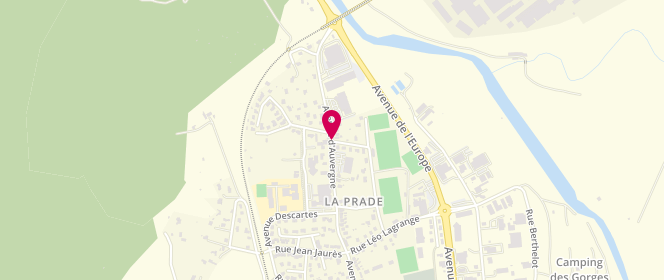 Plan de Station Dkv, 56 Avenue d'Auvergne, 43300 Langeac
