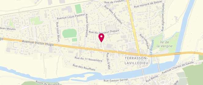 Plan de Intermarche Terrasson la Villedi, Avenue Victor Hugo, 24120 Terrasson-Lavilledieu