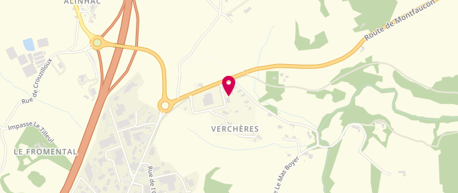 Plan de Vito Garage Bouchet, 95 Rue Via Fluvia Zone Artisanale Vercheres, 43200 Yssingeaux