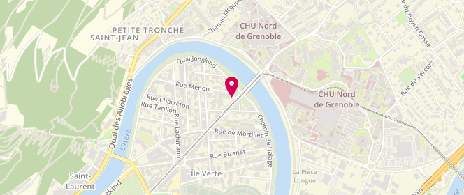 Plan de Esso Grenoble Chartreuse Carrefour Express, 3 Avenue du Marechal Randon, 38000 Grenoble