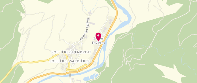 Plan de Intermarche Val Cenis, Zone des Favières-Sollieres, 73500 Val-Cenis