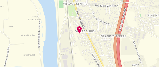 Plan de Centre E LECLERC, Zone Artisanale la Tulandiere 26 Route de la Maison Blanche, 26140 Saint-Rambert-d'Albon