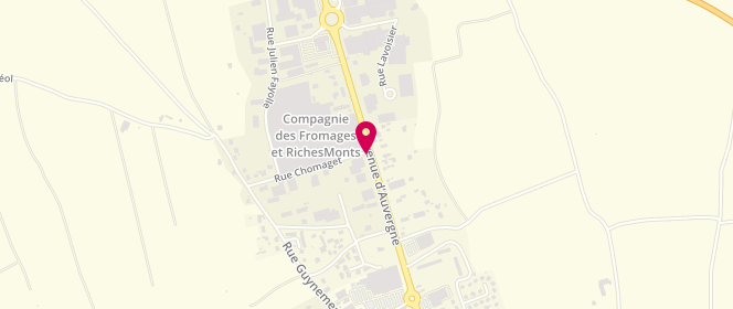 Plan de Carrefour Market, Route de Clermont, 43100 Brioude
