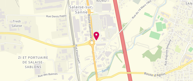 Plan de Carrefour Salaise, 165 Route Nationale 7, 38150 Salaise-sur-Sanne