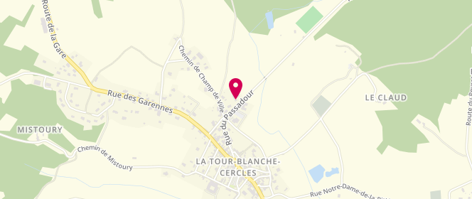 Plan de Access - TotalEnergies, Route de Mareuil, 24320 La Tour-Blanche