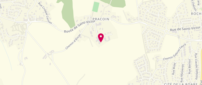 Plan de Garage Rebaud, Biorange Route de Saint Victor, 42230 Saint Victor Sur Loire