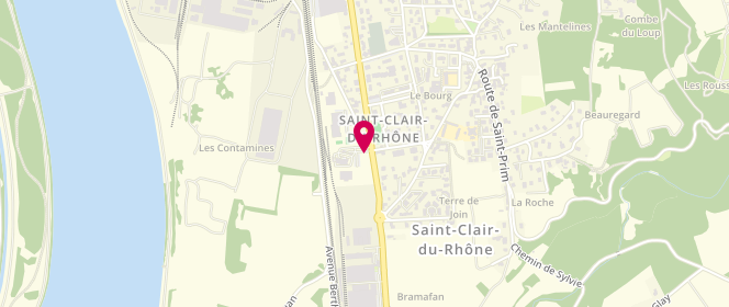 Plan de Leclerc CLAIRIDIS, Route de Condrieu, 38370 Saint-Clair-du-Rhône