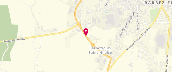 Plan de Intermarche Barbezieux, Avenue de l'Europe, 16300 Barbezieux-Saint-Hilaire