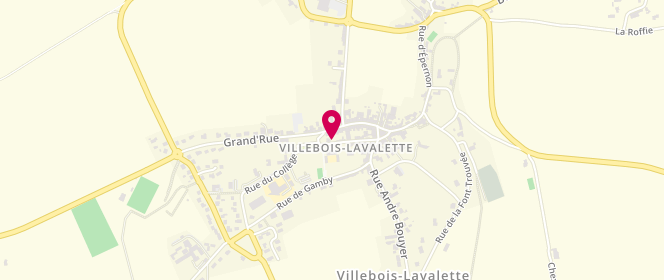 Plan de Super U VILLEBOIS LAVALETTE, 1 Route de Sigalaud, 16320 Villebois-Lavalette
