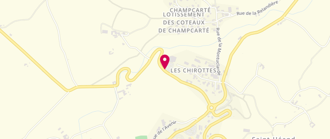 Plan de Intermarché PHILAE, 346 Route de Saint Bonnet Les Oules, 42570 Saint-Héand