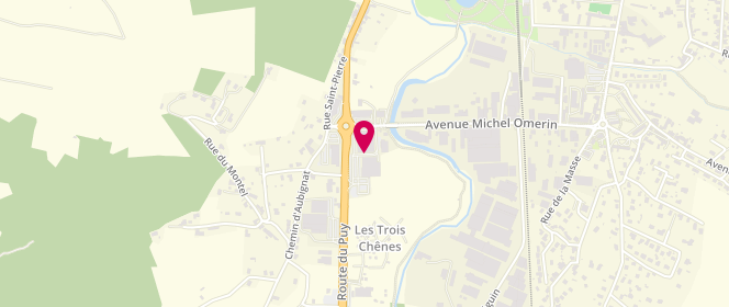 Plan de Carrefour Market, Route du Puy, 63600 Ambert