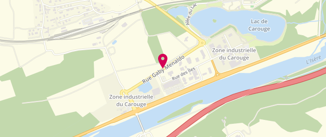 Plan de SAS Savot Intermarche, Zone Industrielle du Carouge, 73250 Saint-Pierre-d'Albigny