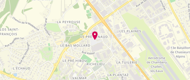 Plan de SAS Super Granier, Rue du Pré Renaud, 73490 La Ravoire